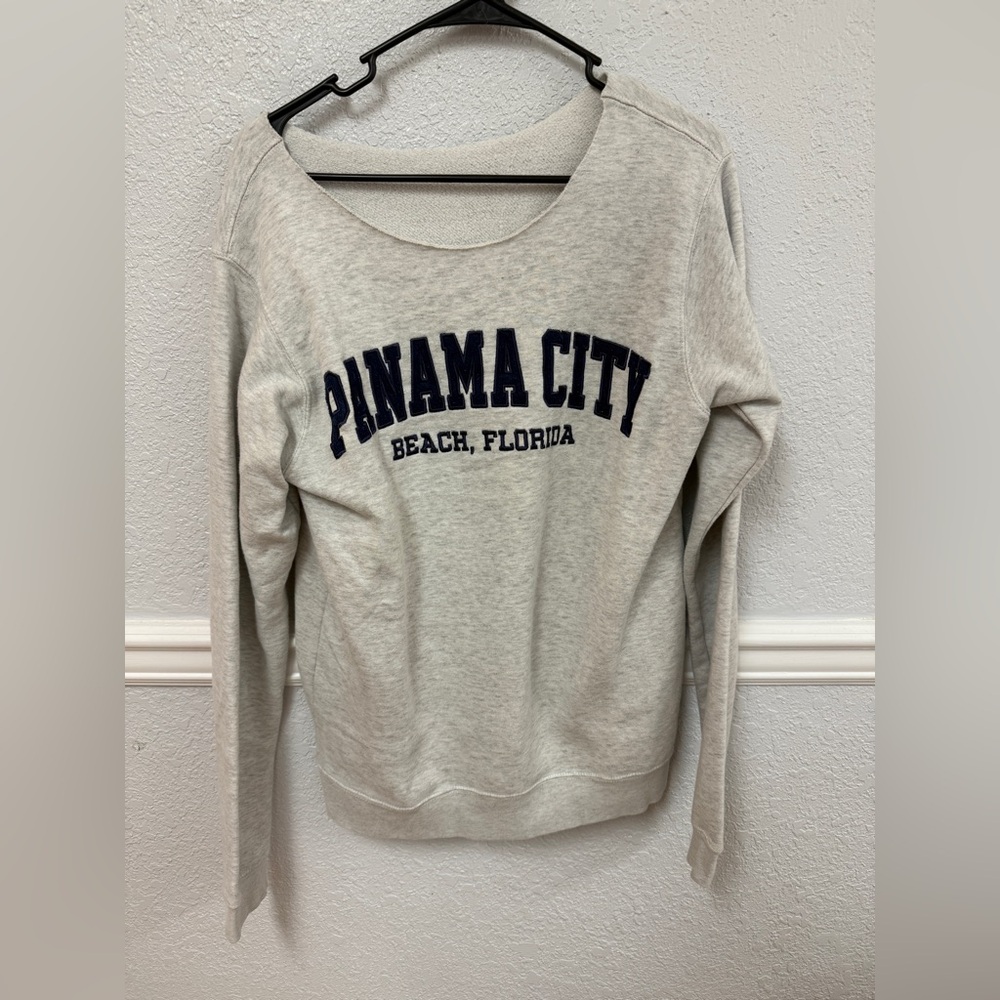 Panama City Beach Swoop Neck Pullover
